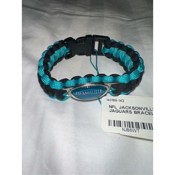 NFL Jacksonville Jaguars  Woven Bracelet NIP - Picture 2 of 3